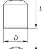 Đầu chuyển 3/4" sang 1/2" Yato YT-1355 - Ba Lan