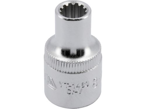 Đầu tuýp bánh răng Spline 1/2" Yato YT-1460 - Ba Lan