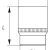 Đầu tuýp Lục giác 6 cạnh 1/4" size: 5mm - 13mm Yato YT-14120 - Ba Lan