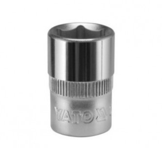 Đầu tuýp Lục giác loại ngắn 6 cạnh 3.5mm đến 14mm Yato - Ba Lan