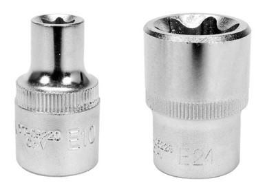 Tuýp sao 1/4" từ E10x38mm đến E24x38mm chuẩn DIN 3121 Yato - Ba Lan