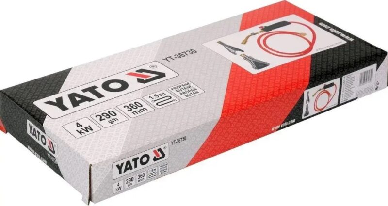 Dây khò 360mm kèm đầu khò và 3 béc Yato YT-36730 - Ba Lan