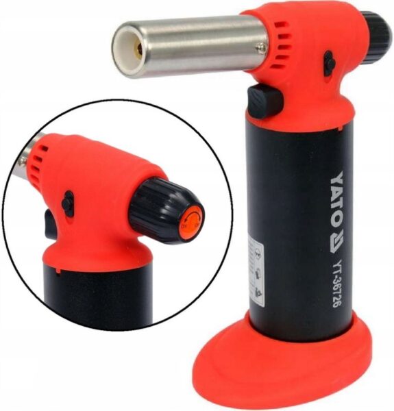 Đèn khò gas cầm tay mini 1350°C Yato YT-36726 - Ba Lan