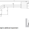 Điếu chữ L 2 đầu từ 6mm đến 32mm Yato - Ba Lan