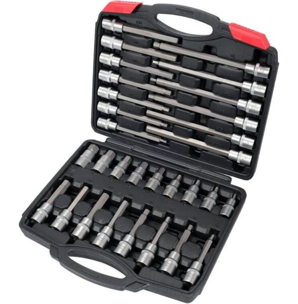 Bộ tuýp 1/2" mũi vít lục giác 5-19mm 30 chi tiết Yato YT-77540 - Ba Lan