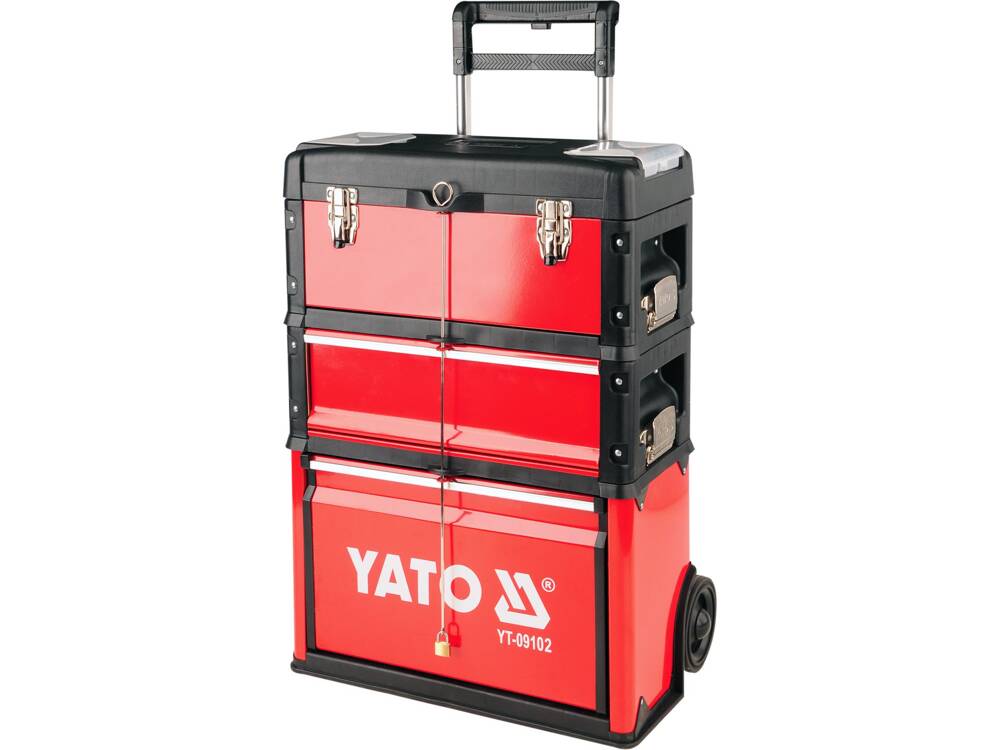 Thùng Đựng Dụng Cụ Lưu Động 3 Tầng Yato YT-09102 Thùng Đựng Dụng Cụ Lưu Động 3 Tầng Yato YT-09102