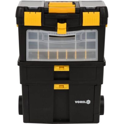 TROLLEY TOOL BOX WITH REMOVABLE ORGANIZER