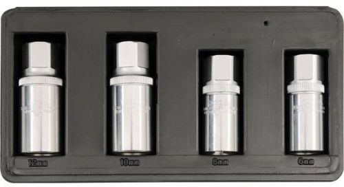 Bộ 4 đầu tuýp 1/2" tháo vít cấy 6-12mm Yato YT-0620 - Ba Lan