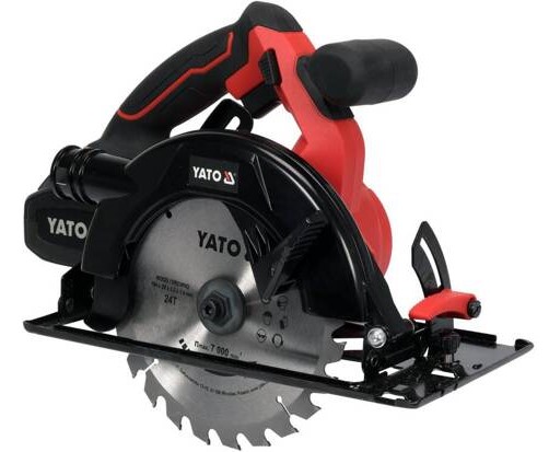 Máy cưa đĩa pin 18V 2Ah 185mm không chổi than Yato YT-82808 - Ba Lan