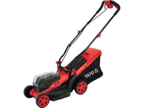 Máy cắt cỏ đẩy tay pin 36V (2x18V) 340mm 35L (thân máy) Yato YT-85221 - Ba Lan