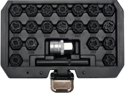 Bộ khẩu 1/2" mở ốc lốp xe VW 22 chi tiết Yato YT-060305 - Ba Lan