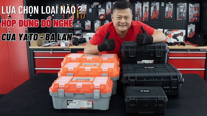 Hộp đựng dụng cụ sửa chữa chuyên nghiệp, phù hợp cho mọi nhu cầu của bạn