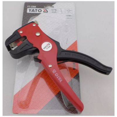 Kìm tuốt dây điện mỏ quạ tự động 175mm Yato YT-2268 - Ba Lan