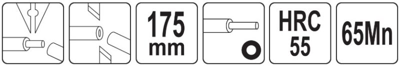 Kìm tuốt dây điện mỏ quạ tự động 175mm Yato YT-2268 - Ba Lan