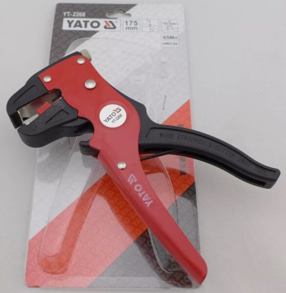 Kìm tuốt dây điện mỏ quạ tự động 175mm Yato YT-2268 - Ba Lan