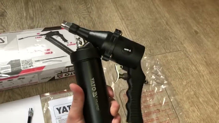 Máy bơm mỡ cầm tay khí nén 500cc Yato YT07057 - Giải pháp bôi trơn hiệu quả