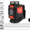 Máy cân bằng laser 5 tia xanh IP54 Yato YT-30435 - Ba Lan