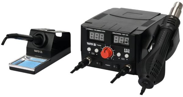 Máy Hàn Mạch Điện Tử & Thổi nhiệt 2 in1 Yato YT-82458