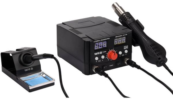 Máy Hàn Mạch Điện Tử & Thổi nhiệt 2 in1 Yato YT-82458
