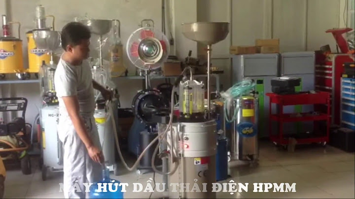 Máy Hút Dầu Thải Dùng Điện Giải Pháp Hiện Đại Cho Ngành Công Nghiệp