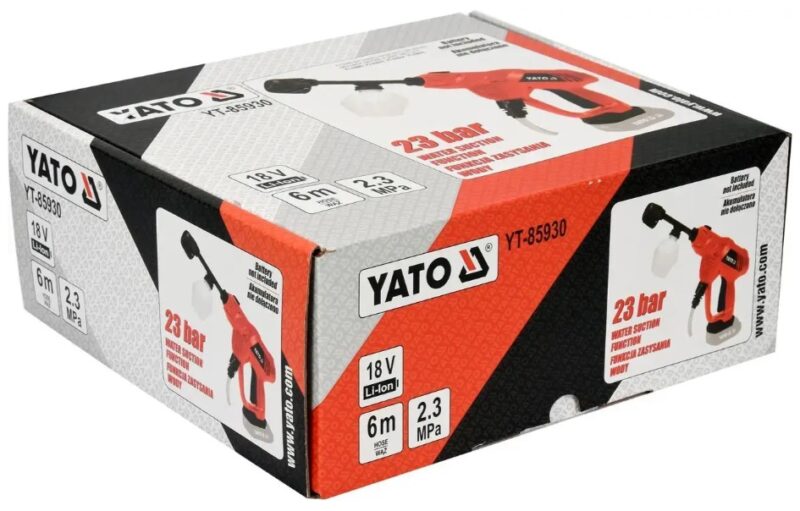 Máy rửa xe dùng pin 18V Yato YT-85930 - Ba Lan