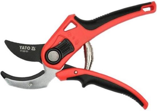 Kéo cắt cành điều chỉnh lưỡi 12/20mm cán nhựa 208mm Yato YT-88191 - Ba Lan