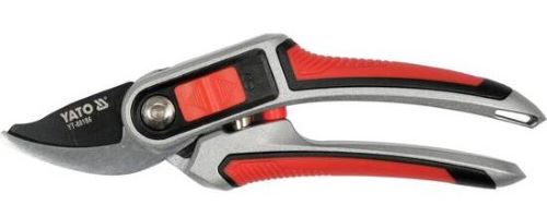 Kéo cắt cành điều chỉnh lưỡi 12/20mm cán nhôm 220mm Yato YT-88186 - Ba Lan