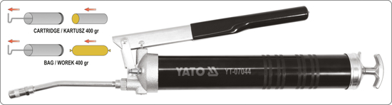 Bơm Mỡ Cầm Tay 600cc Yato YT-07044 Bơm Mỡ Cầm Tay 600cc Yato YT-07044