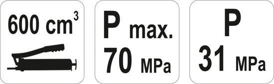 Bơm Mỡ Cầm Tay 600cc Yato YT-07044
