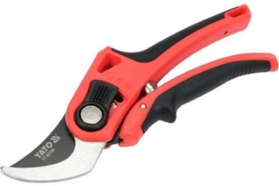 Kéo cắt cành điều chỉnh lưỡi 12/20mm cán nhựa 208mm Yato YT-88190 - Ba Lan