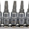Bộ tuýp 1/4" mũi sao xoắn tháo gỡ ốc sao bị hỏng 7 chi tiết Yato YT-04581 - Ba Lan