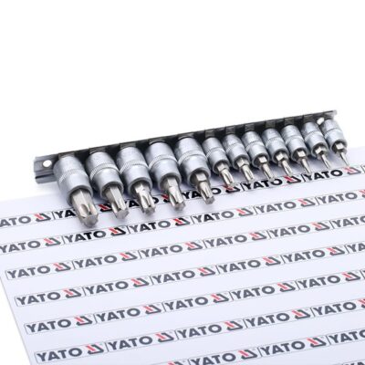 Bộ tuýp mũi hoa thị 1/4" 3/8" 12 chi tiết Yato YT-04331 - Ba Lan