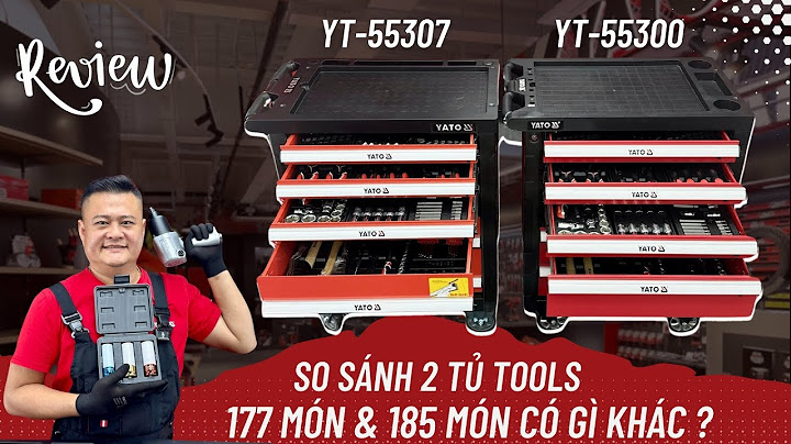 Tủ đồ nghề chuyên nghiệp: Đầu tư một lần, tiết kiệm lâu dài