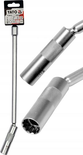 Tuýp 3/8" 16mm tháo bugi lắc léo dài Yato YT-08164 - Ba Lan
