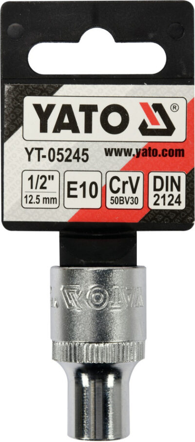 Tuýp sao 1/2" DIN 2124 size: 10mm - 20mm Yato YT-05245 - Ba Lan