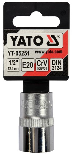 Tuýp sao 1/2" DIN 2124 size: 10mm - 20mm Yato YT-05245 - Ba Lan
