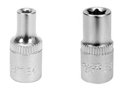 Tuýp sao 1/4" từ E4x25mm đến E8x25mm chuẩn DIN 3121 Yato - Ba Lan