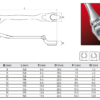 Cờ lê hai đầu miệng loe tự lắc 13mm YATO YT-0185