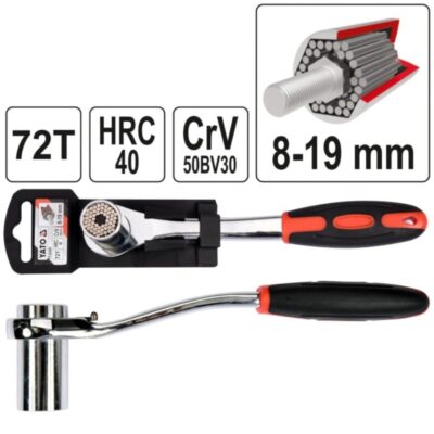 Cần xiết lực đa năng 8-19mm Yato YT-02400