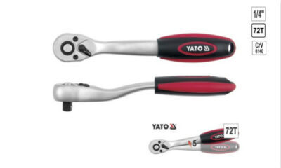 Cần siết tự động 1/4" dạng cong 146mm Yato YT-0319 - Ba Lan