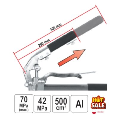 Súng Bơm Mỡ Cầm Tay 500CC Yato YT-0704