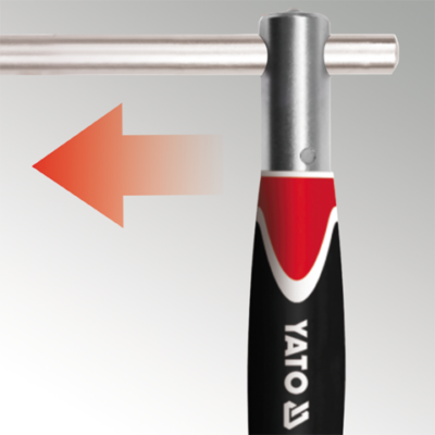 Tay vặn chữ T linh hoạt đầu 1/4"-3/8"-1/2" Yato - Ba Lan
