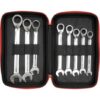 8 cái Bộ cờ lê vòng miệng tự động đảo chiều có khóa 10, 11, 12, 13, 14, 15, 17, 19mm YATO YT-3908