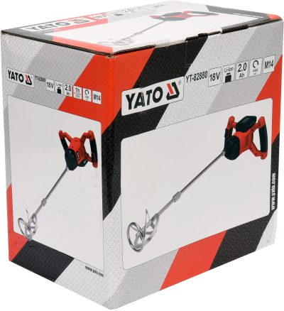 Máy trộn sơn pin 18V 2Ah M14 Yato YT-82880 - Ba Lan