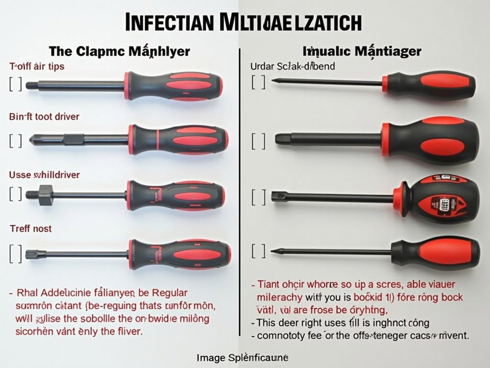 So Sánh Chi Tiết Tua Vít Thường Và Tua Vít Đóng: Khác Biệt Cấu Tạo, Công Dụng Và Ứng Dụng Thực Tế