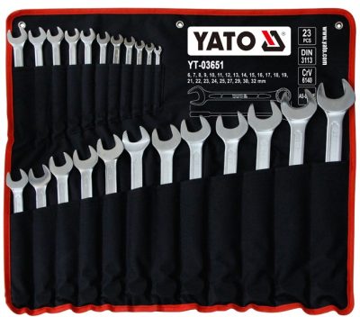 Bộ cờ lê vòng miệng 23 chi tiết 6-32mm Yato YT-03651