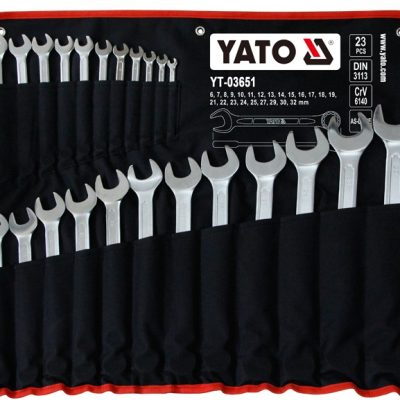 Bộ cờ lê vòng miệng 23 chi tiết 6-32mm Yato YT-03651