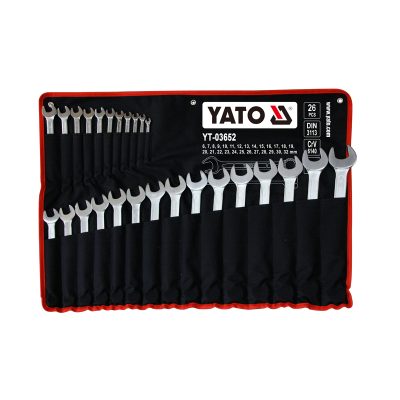Bộ cờ lê vòng miệng 26 chi tiết 6-32mm Yato YT-03652