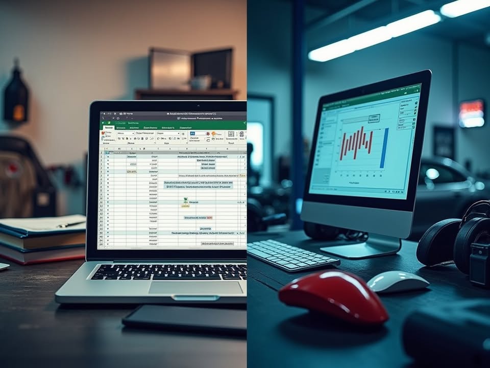 Quản Lý Gara Ô Tô Hiệu Quả: Từ Excel Đến Phần Mềm Chuyên Nghiệp