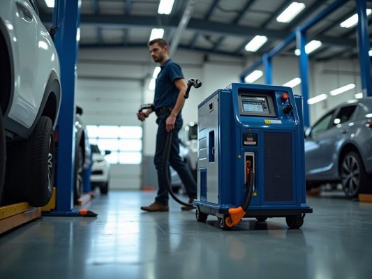 Máy Bơm Mỡ Điện: Giải Pháp Tối Ưu Cho Gara Ô Tô Hiện Đại
